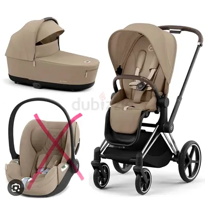 Cybex Priam Stroller plus bassinet