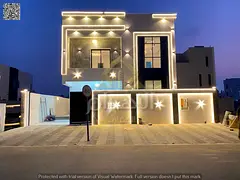 Luxury villa for sale in Al Zahia, Ajman | 5 master bedrooms | Near Sheikh Mohammed Bin Zayed Road |