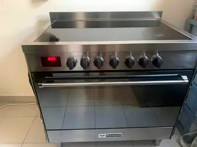 Bompani latest model electric ceramic 5 hobs stove oven fan cooking range 90x60 made in Italy