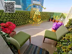 Balcony Huge View | Orient Towers Ajman