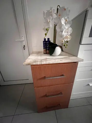 Drawer for sale with marble top