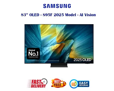 Samsung 83 Inch OLED 4K Vision AI Smart TV - S95F 2025 Model - FREE DELIVERY and INSTALLATION
