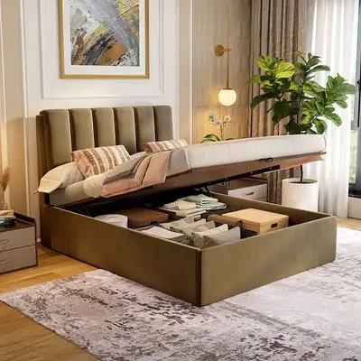 Brand New King Size Bed - Fully Custom Made Bedframe - UAE Sharjah Made - Hydraulic Storage Optional