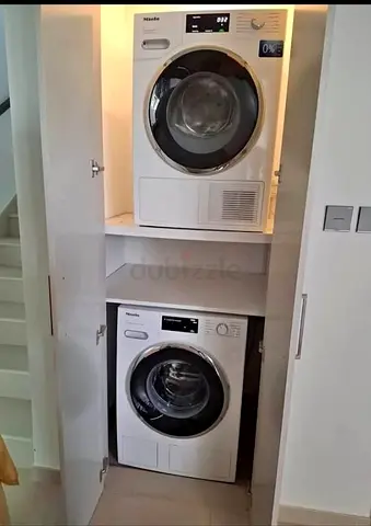Miele washer separate dryer set