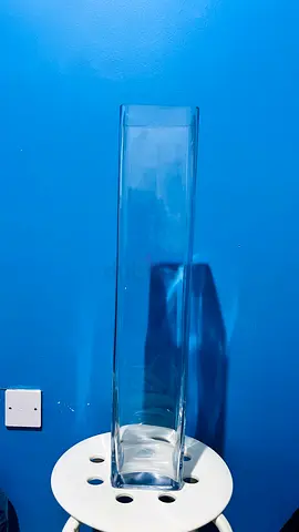Crystal flower vase