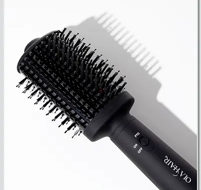 Black Electric Hot Air Brush Hair Styler
