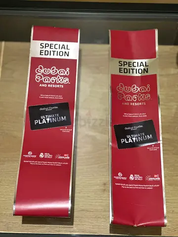 Dubai Parks Ultimate Platinum card