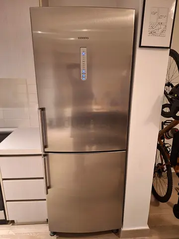 Siemens KG56NAI20M 497 Liters Bottom Freezer Refrigerator, Silver , DELIVERY + WARRANTY