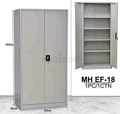 Metal Storage Cabinet 4-Shelf Steel Locker 180cm High (MH EF-18)