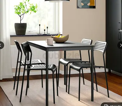 IKEA dining table with chairs
