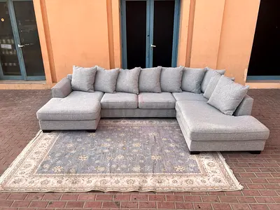 The One Kingston U Shape Sofa Gray Excellent Condition like new Condition