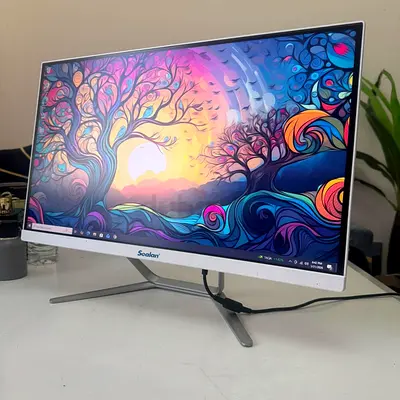 24” All-in-One PC | Core i5 9th Gen | 16GB RAM | 256GB SSD | Win 11 Pro | White