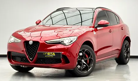 2020 Alfa Romeo Stelvio Quadrifoglio, Nov/2026 Alfa Romeo Warranty + Service Contract, FSH, GCC