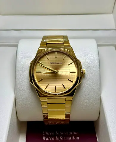 Gold-tone Patek Philippe-style Mens Watch (Automatic)