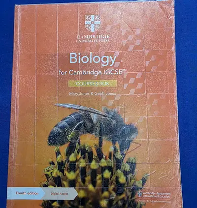 Biology for Cambridge IGCSE Coursebook (4th Edition) by Mary Jones  Geoff Jones
