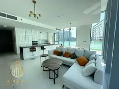 Luxury 2BR + Maids | Huge Layout | Semi Furnished | lagoon view