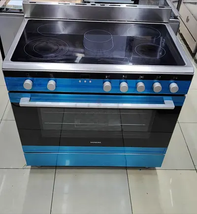 Siemens Electric Ceramic  5 Hobs stove 90x60 cooking range oven fan made in turkey