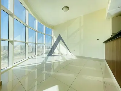 Panoramic Layout Full Glass Window 1BHK with Balcony Higher Floor