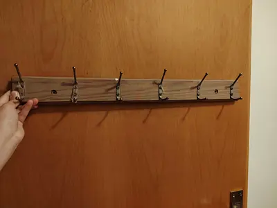 Hanger for the wall or back of the door