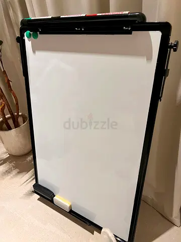 Portable Magnetic Whiteboard with Flip Chart Stand