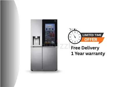 LG 604L SBS Refrigerator Door-in-Door with Dispenser Inverter Linear Compressor GRX267CSHS