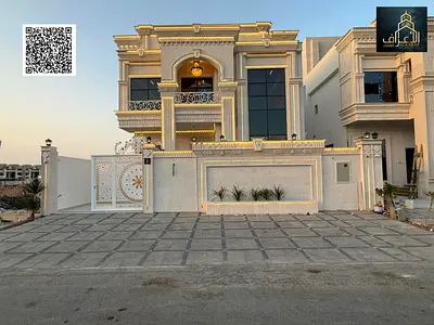تملك فيلا كلاسيك بعجمان/الحليو-5 غرف ماستر مع رووف-شامل الرسوم.