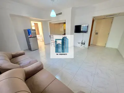1bhk Available Big Size 6000 Aed Monthly Fully furnish Water electricity internet included.
