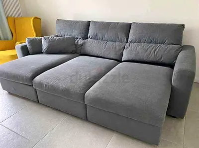 Ikea Eskelstuna L shape sofa bed Dark gray