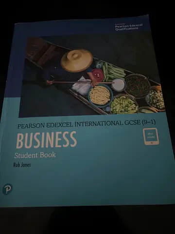 Pearson Edexcel International GCSE (9–1) Business Student Book by Rob Jones