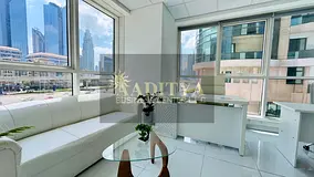 Office Fully Fitted and Furnished with Free Dewa Internet No Commission