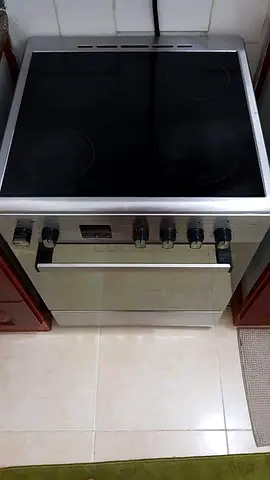 Daewoo latest model electric ceramic 4 hobs stove oven fan cooking range 60x60