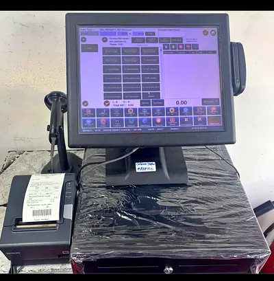 Complete POS System with Touchscreen Monitor, Receipt Printer and Cash Drawer