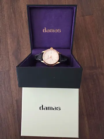 Damas Classic Mens Leather Strap Watch in Box. Brand new.