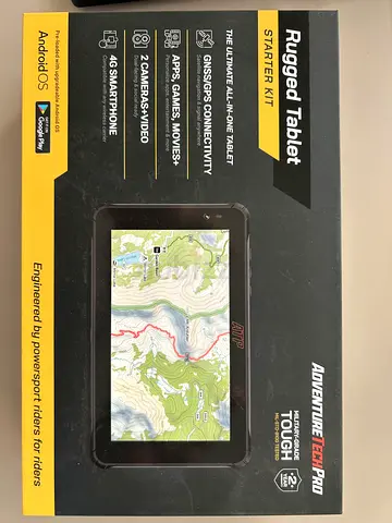 AdventureTechPro Rugged Tablet Starter Kit - Android GNSS/GPS, 4G, 2 Cameras + Scotty Tablet Holder