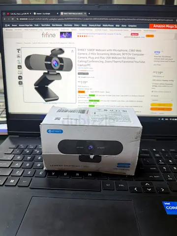 FIine HD Webcam with Privacy Cover — New in Box