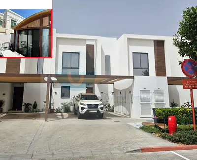 Impressive 2BR Townhouse for sale in Al Ghadeer Phase 2 | Single Row| With extension building in the Terrace