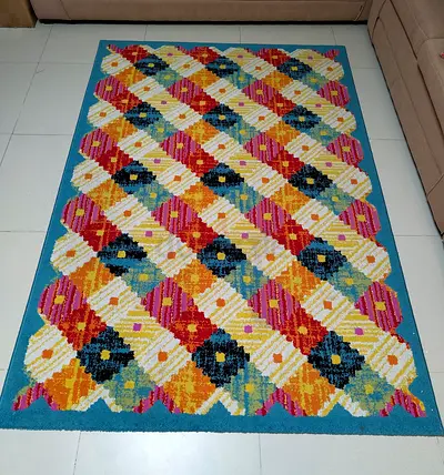 Colorful Rug for living room / Carpet for living room - 220 cm x 150 cm