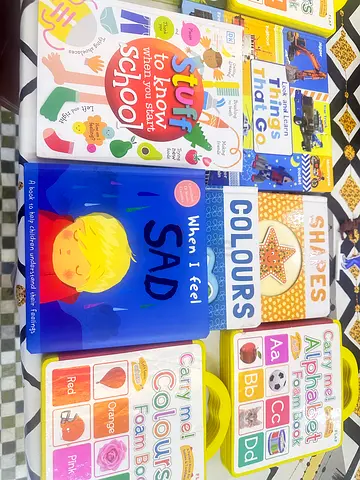 Collection of Childrens Board  Foam Books - Colours, Shapes, Alphabet, Feelings