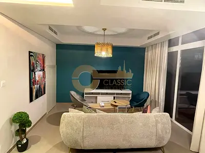 فيلا من 3 غرف نوم مع قبو | مفروشة | أكويليجيا داماك هيلز 2