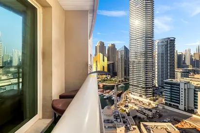 Fully Furnished 2BR | Manchester Building | Marsa Dubai | 110K