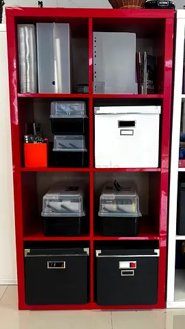 Ikea RED Shelving Unit