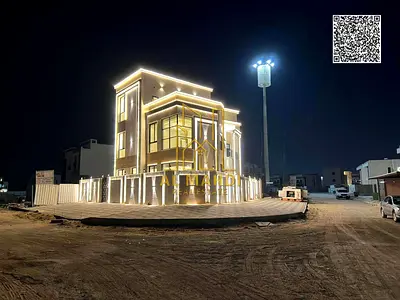 Corner Villa for Sale in Al Helio – Ajman | 5 Master Bedrooms + Roof | Registration Included | Freehold | 10% Down Payment