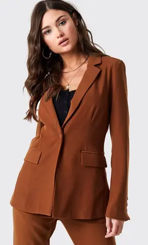 Rust color blazer
