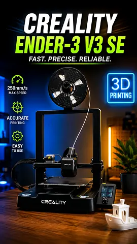 Creality Ender-3 V3 SE Printer - Message for video proof