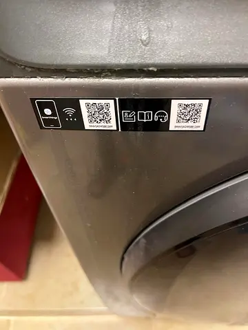 Front load washing machine - used, good condition (grey)