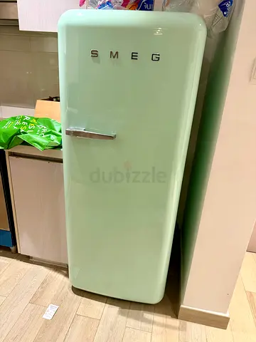 SMEG single-door retro refrigerator - pastel green, Excellent condition