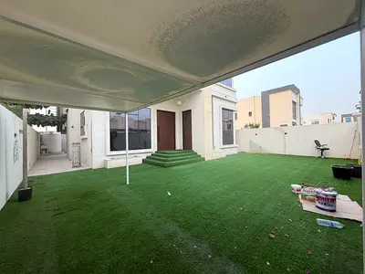 For rent in Al Helio 2, Ajman: a villa with 3 master bedrooms, a majlis, a living room, a kitchen,