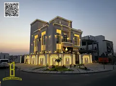 Villa for sale on a corner lot with two street frontages, including registration and ownership fees