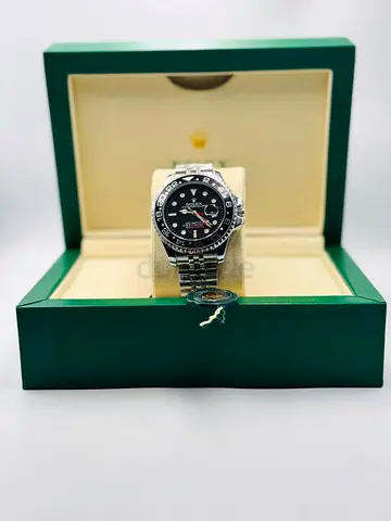 Rolex GMT-Master Style Stainless Steel Watch with Box