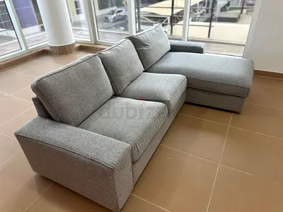 Ikea kivik L shape sofa Gray Excellent Condition